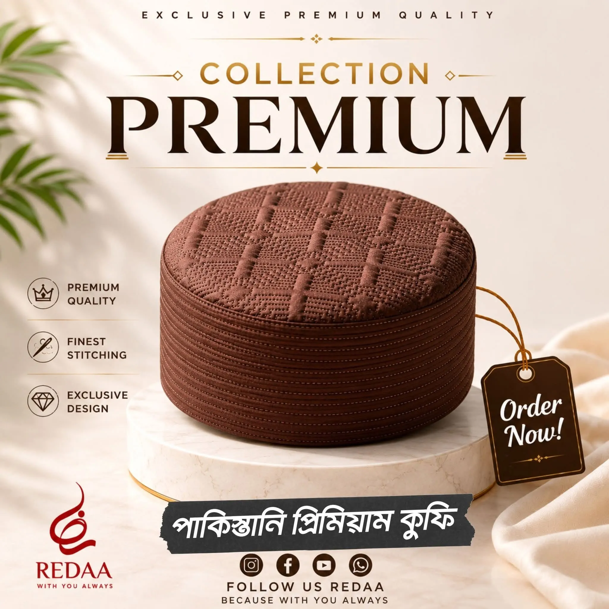 Premium Satin Hand Embroidered Rumal